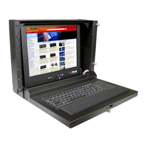 Rose electronics RackView RVP-KVM15 User manual Rose electronics RackView RVP-KVM15 User manual