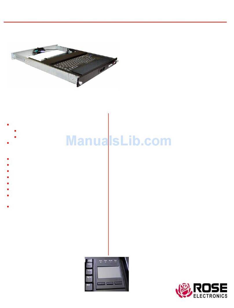 Rose electronics RackView RV1-CEKVM15A features and benefits