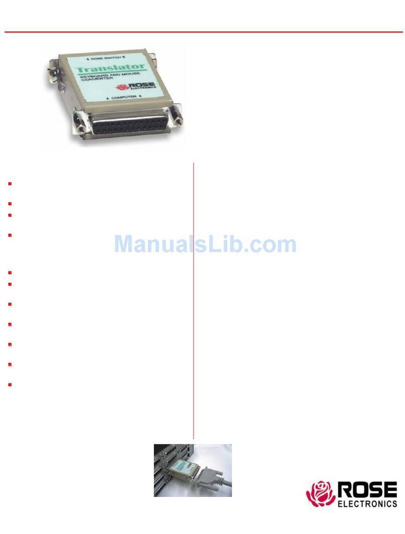 Rose electronics CNV-DECPS features and benefits