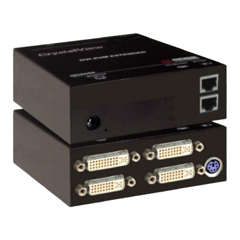 Rose electronics CrystalView DVI CATx CRK-2DTXPD1D Specifications