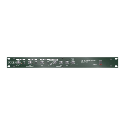 Rolls RM70 user guide