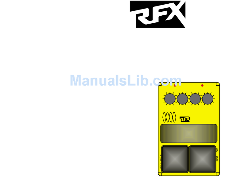 RFX VIBRAFLANGE RFX970 owner's manual