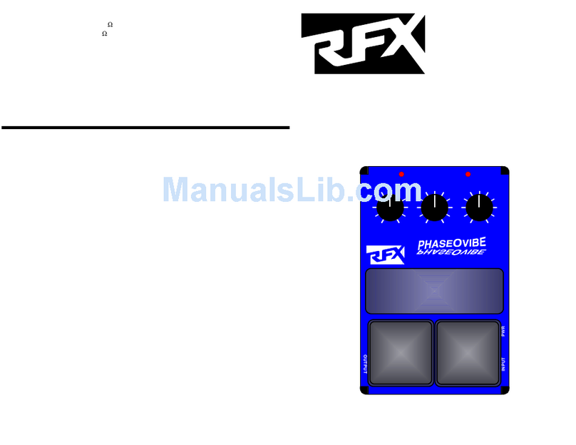 RFX RFX920 owner's manual
