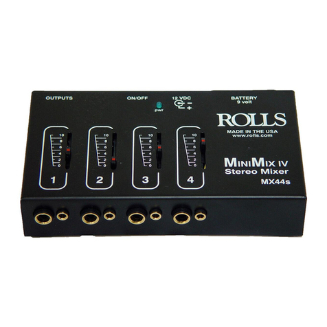 Rolls MX44s User manual