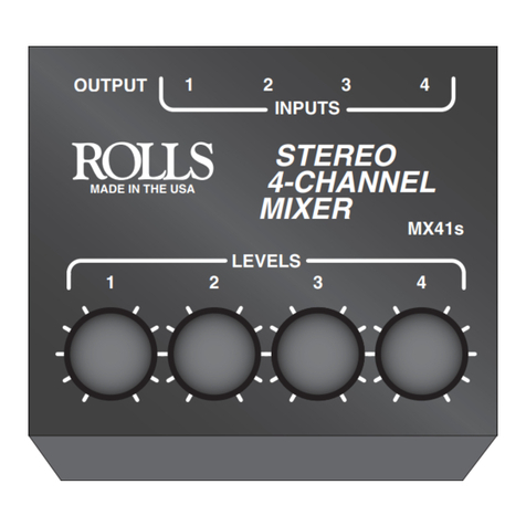 Rolls MX41s User manual