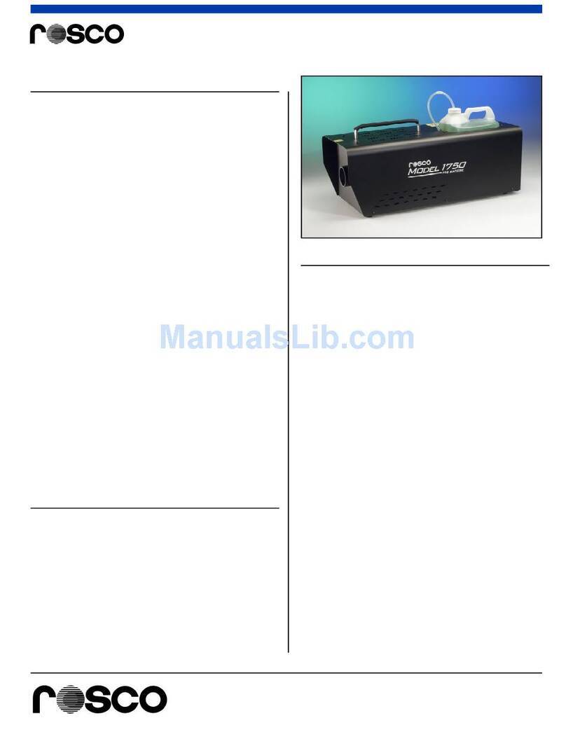 Rosco 1750 Installation instructions