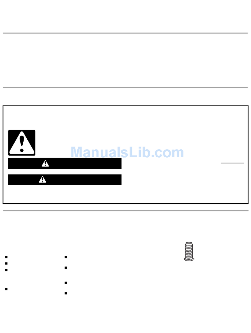 Roper RED4000SW User manual