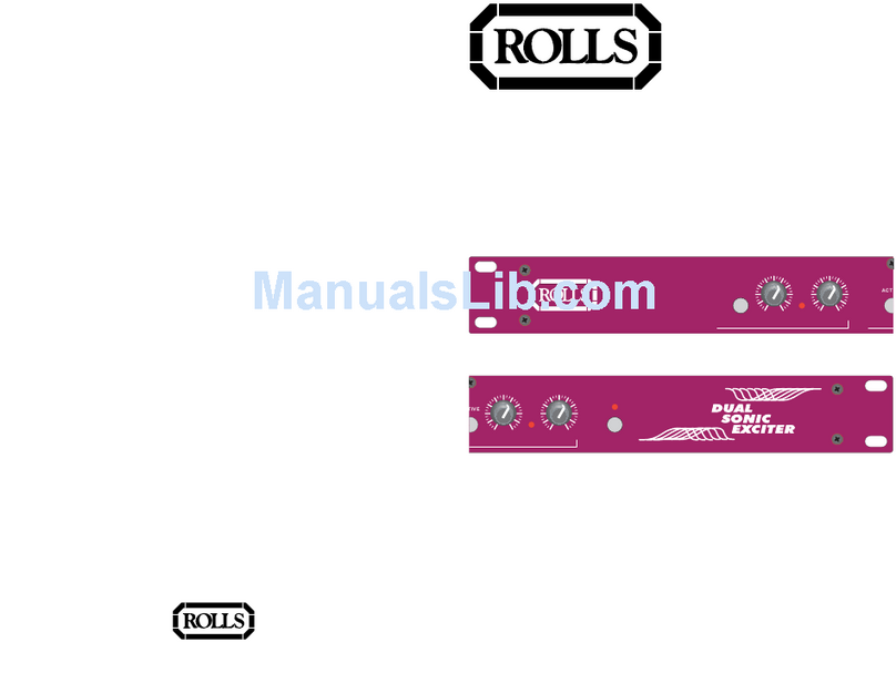 Rolls RSE261 User manual