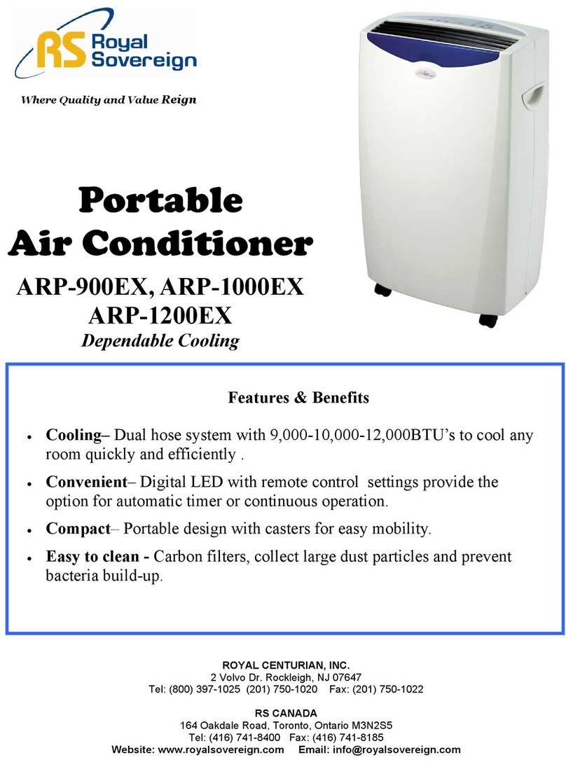 Royal Sovereign ARP-1000EX User manual