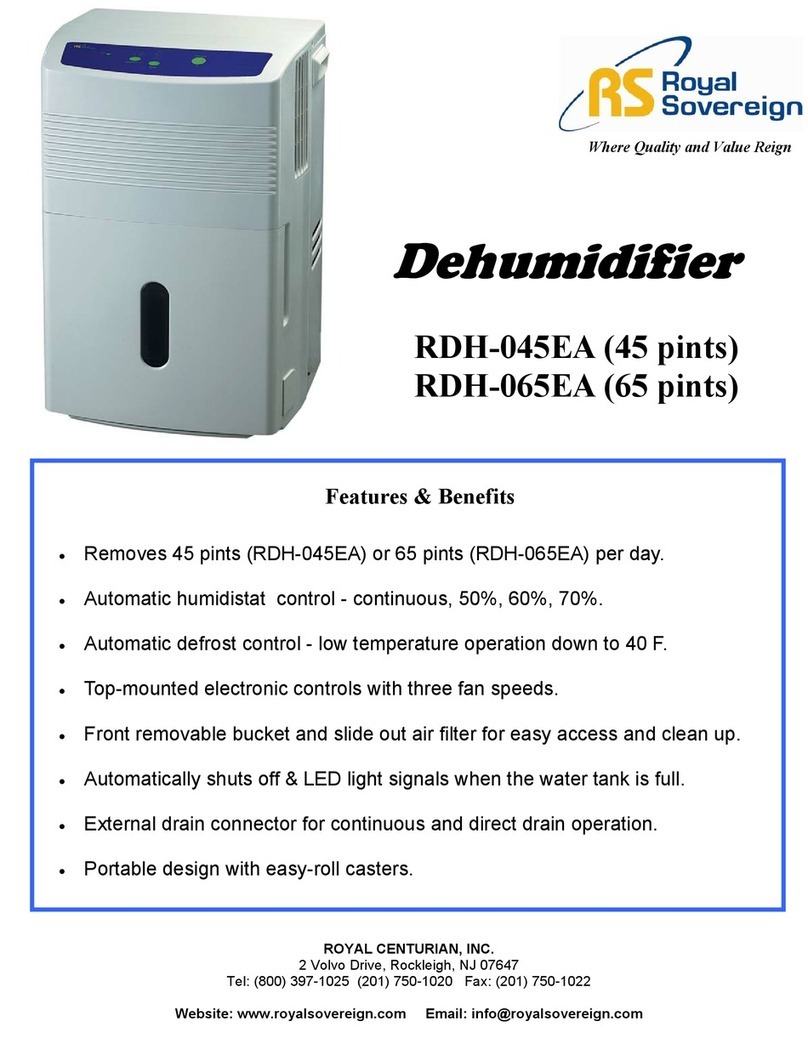 Royal Sovereign RDH-045EA Specifications