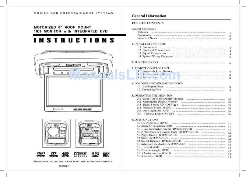 Rosen RE8169D User manual Rosen RE8169D User manual