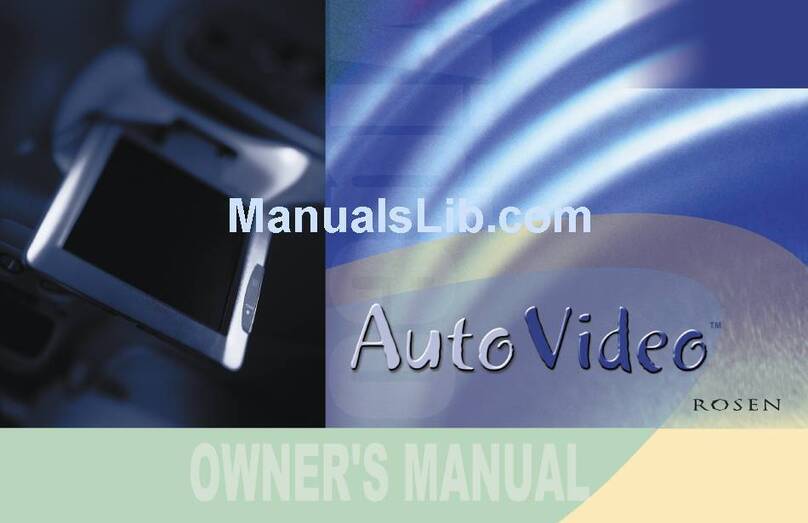 Rosen R6400V owner's manual