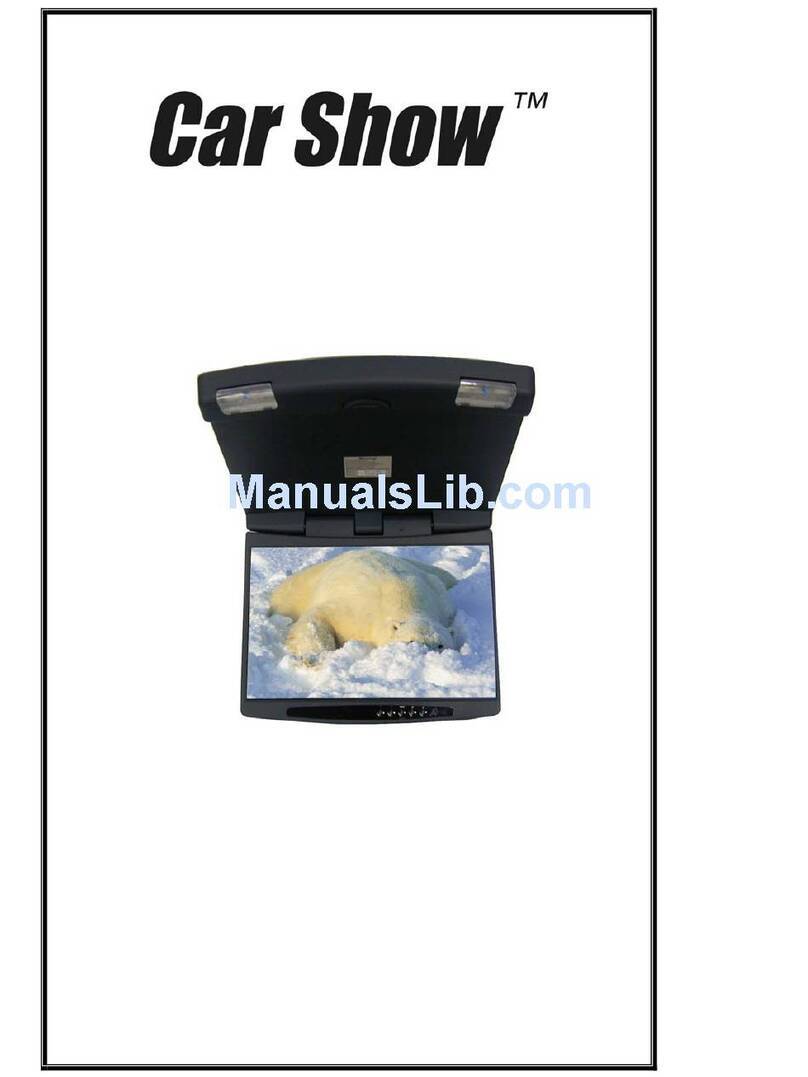 Rosen Car Show CS150LCD User manual