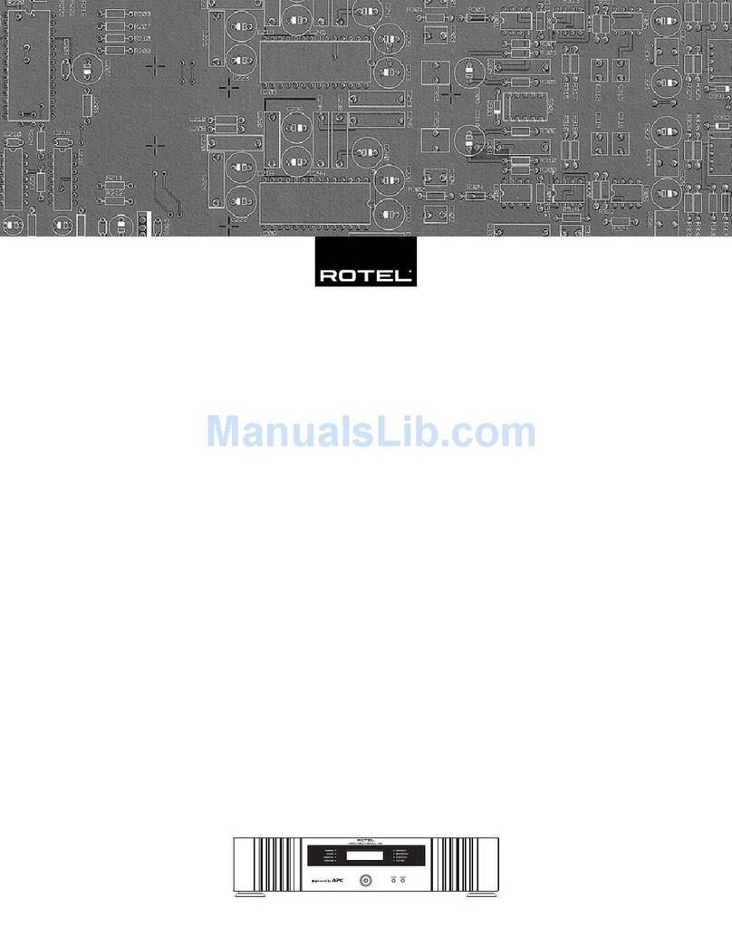Rotel RLC-1040 User manual