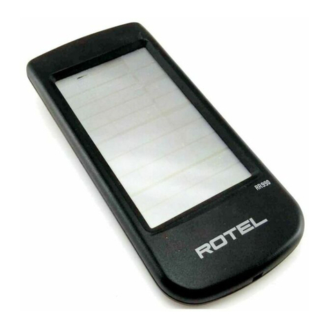 Rotel RR-990 owner's manual