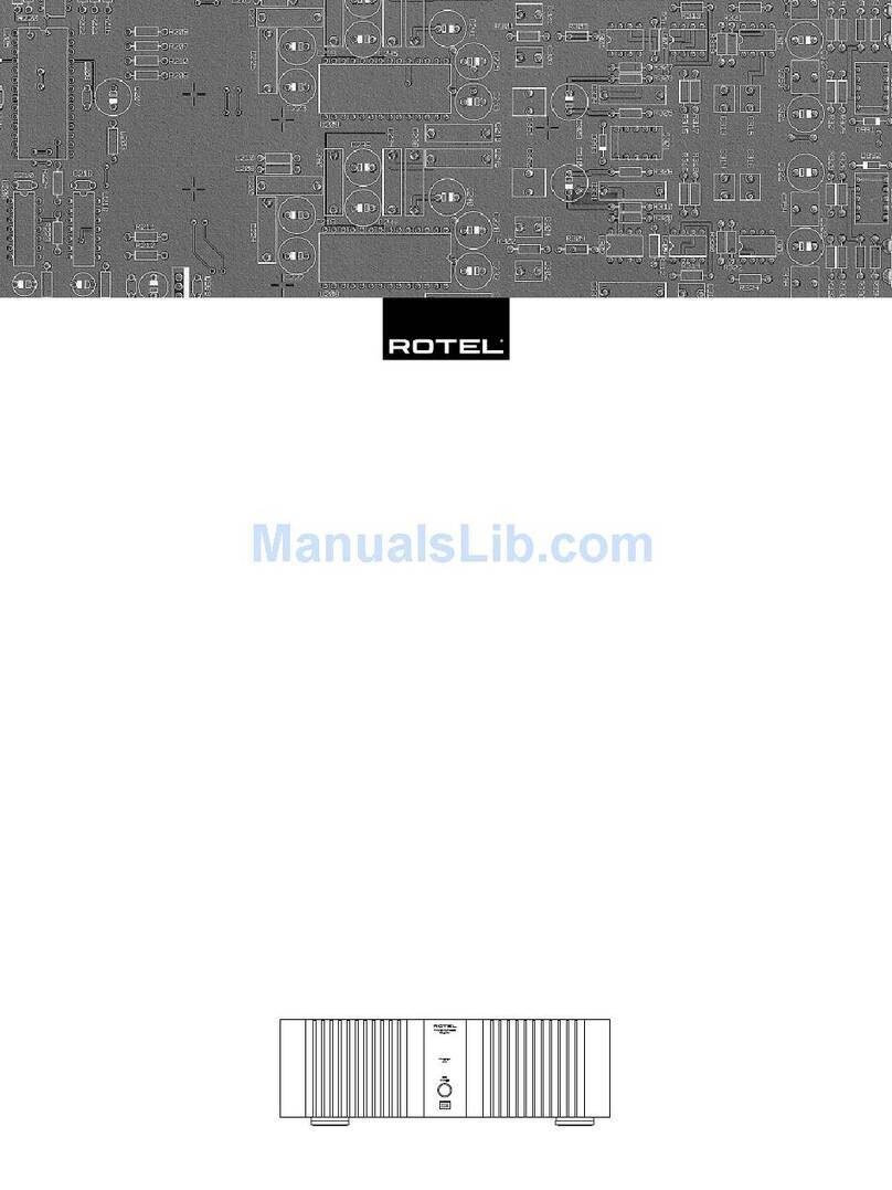 Rotel RB-1080 User manual