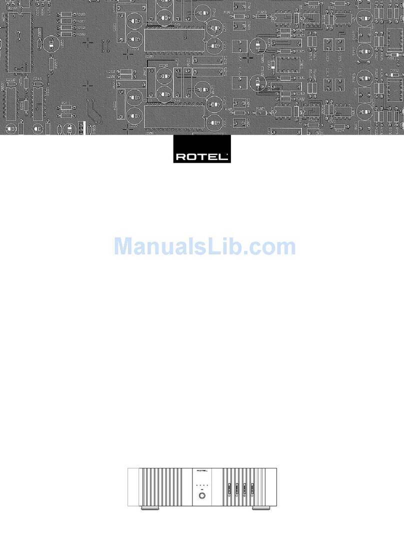 Rotel RMB-1048 User manual