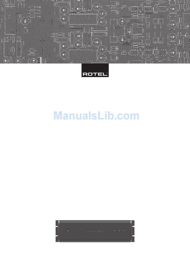 Rotel RKB-650 User manual Rotel RKB-650 User manual