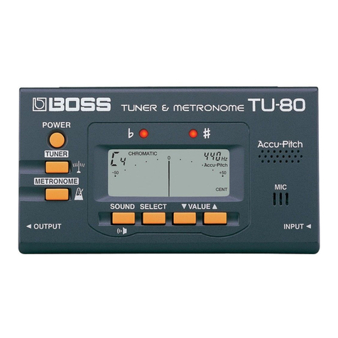 BOSSCO TU-80 User manual