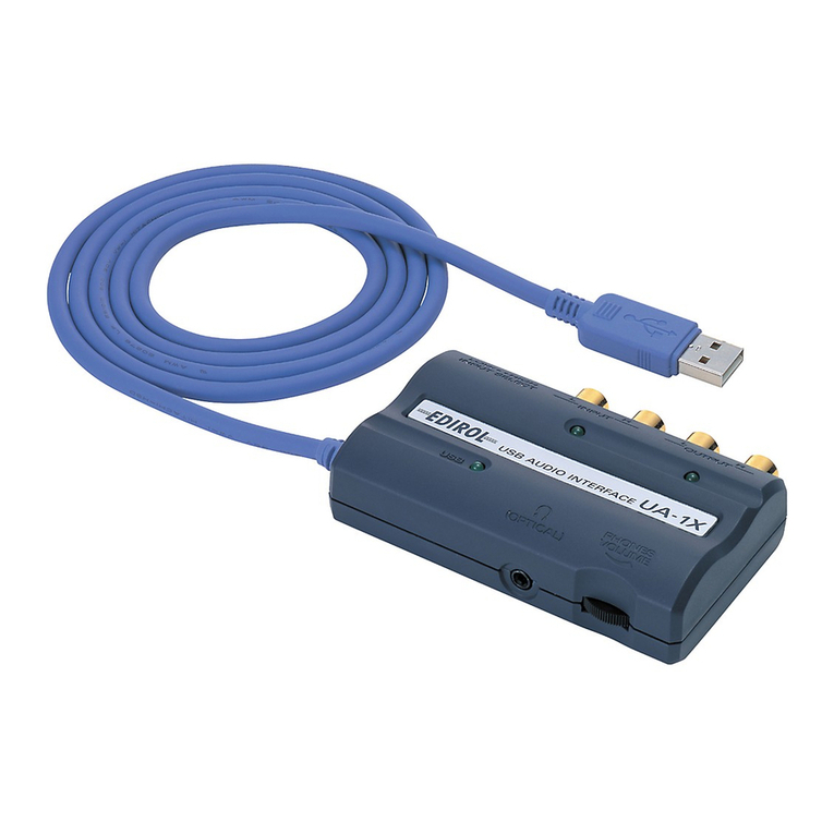 Edirol UA-1X User manual
