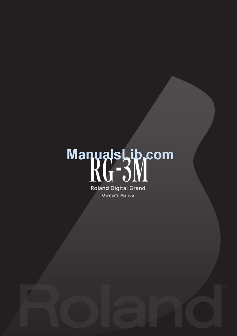 Roland RG-3M User manual