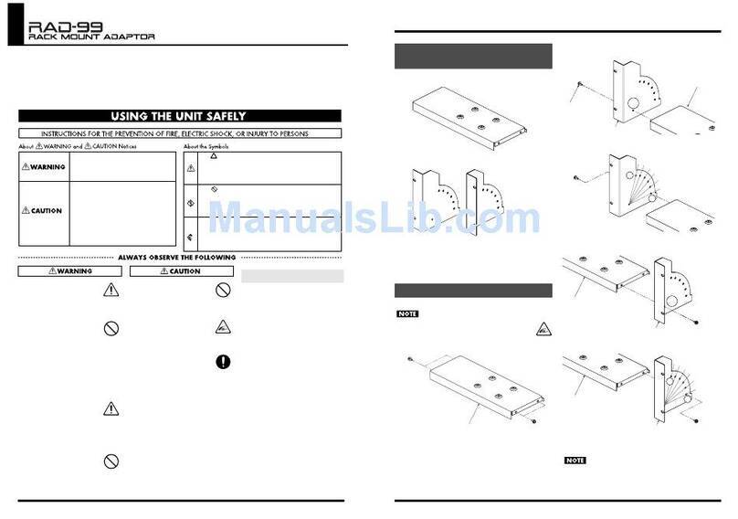 Roland RAD-99 Manual
