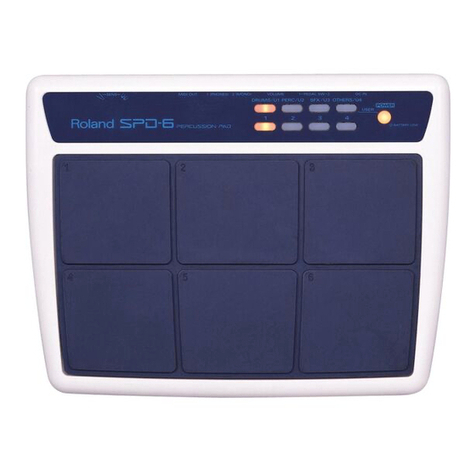 Roland SPD-6 User manual