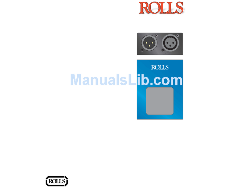 Rolls MicMute MM11 owner's manual