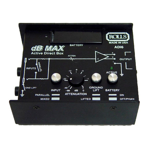 Rolls ADi6 User manual