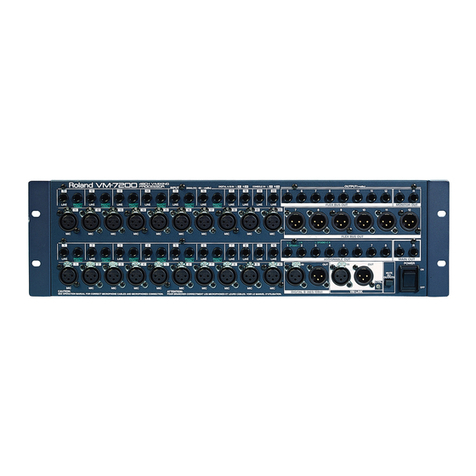 Roland V-Mixer VM-7100 User manual