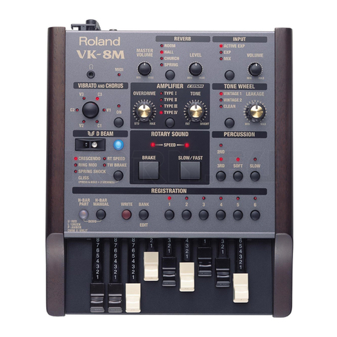 Roland VK-8M Manual