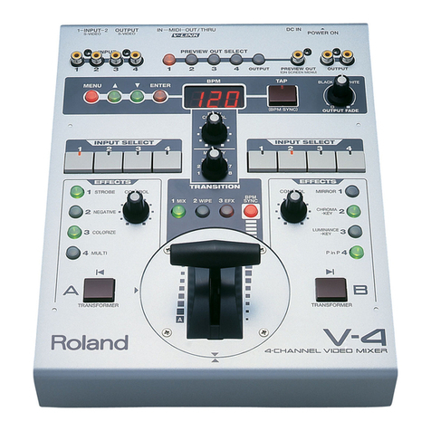 Edirol V-4 owner's manual