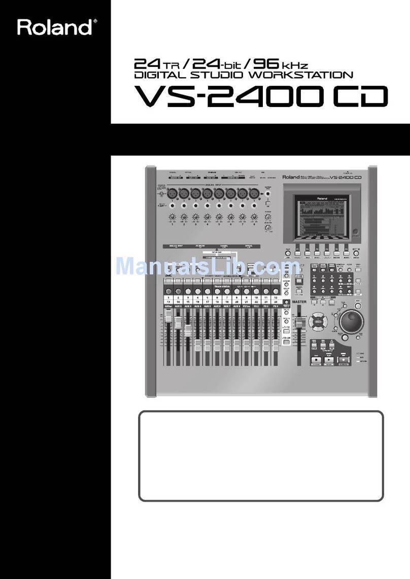 Roland VS-2400CD User manual