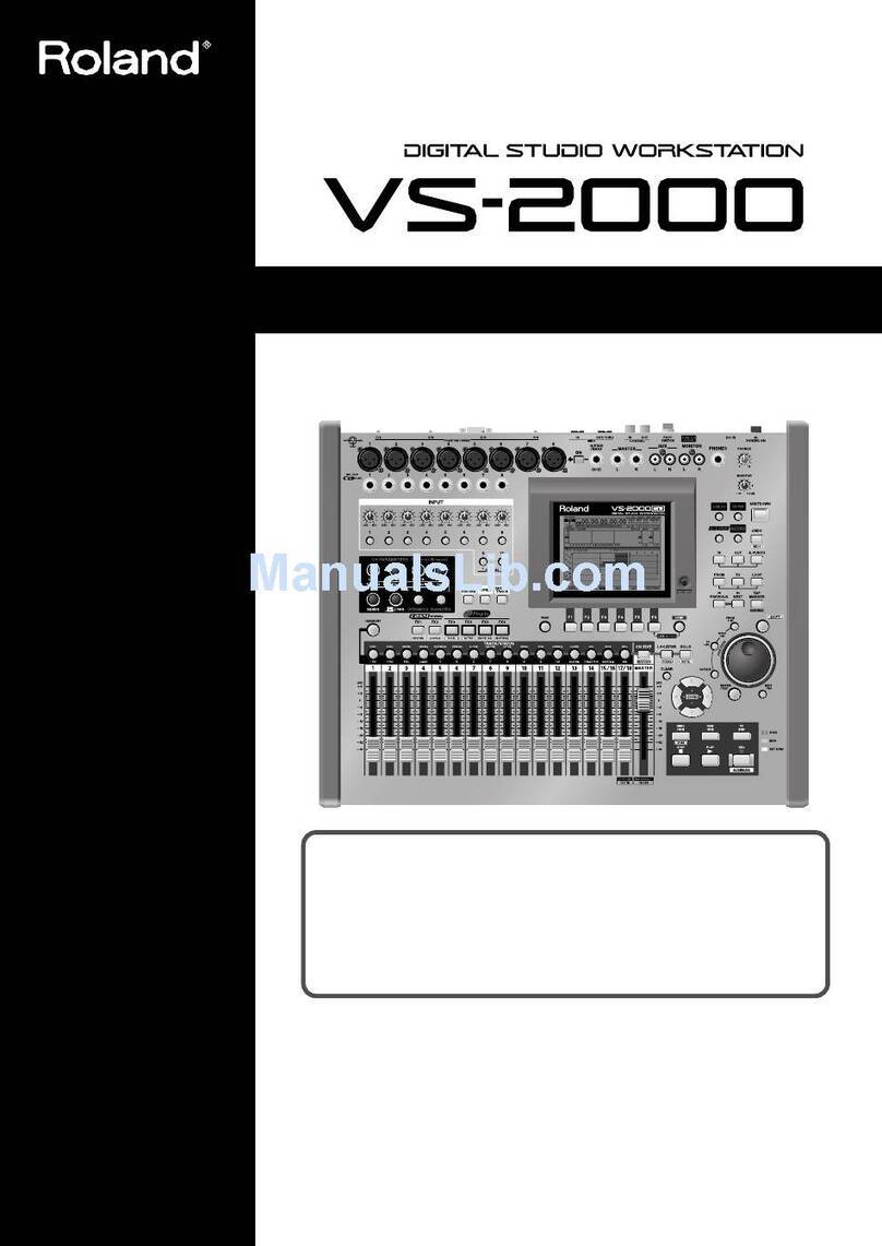 Roland VS-2000 User manual