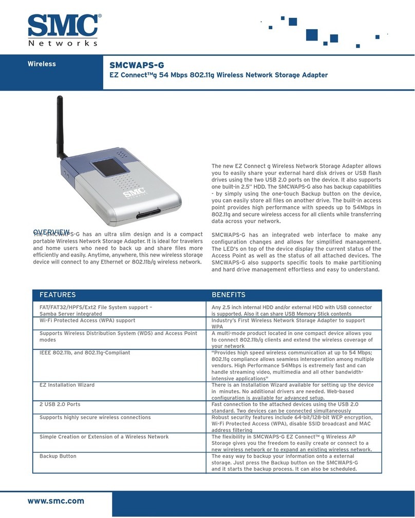 SMC Networks SMCWAPS-G User manual