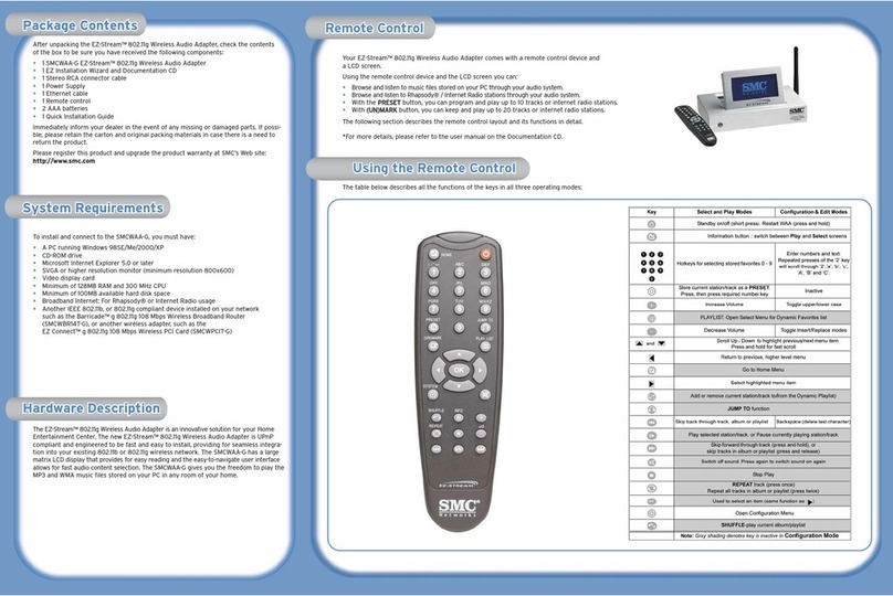 SMC Networks SMCWAA-G User manual