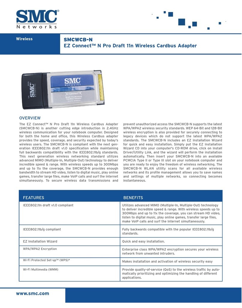 SMC Networks SMCWCB-N Specifications
