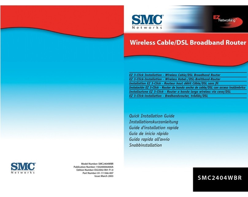 SMC Networks Barricade SMC2404WBR Quick installation guide