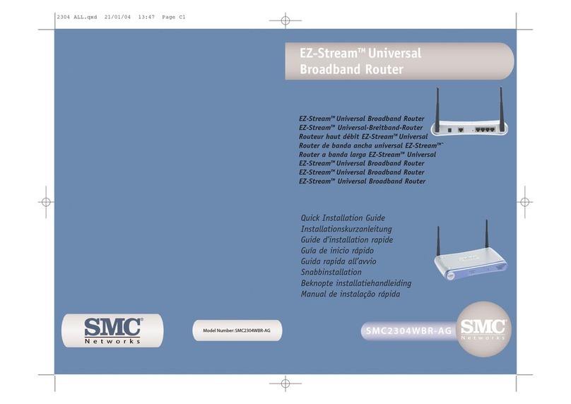 SMC Networks EZ-Stream SMC2304WBR-AG Quick installation guide SMC Networks EZ-Stream SMC2304WBR-AG Quick installation guide