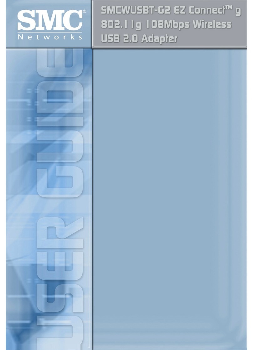 SMC Networks EZ Connect g SMCWUSBT-G2 user guide SMC Networks EZ Connect g SMCWUSBT-G2 user guide