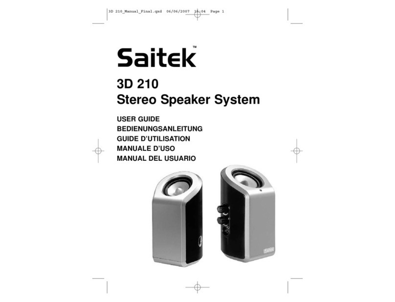 Saitek 3D 210 user guide