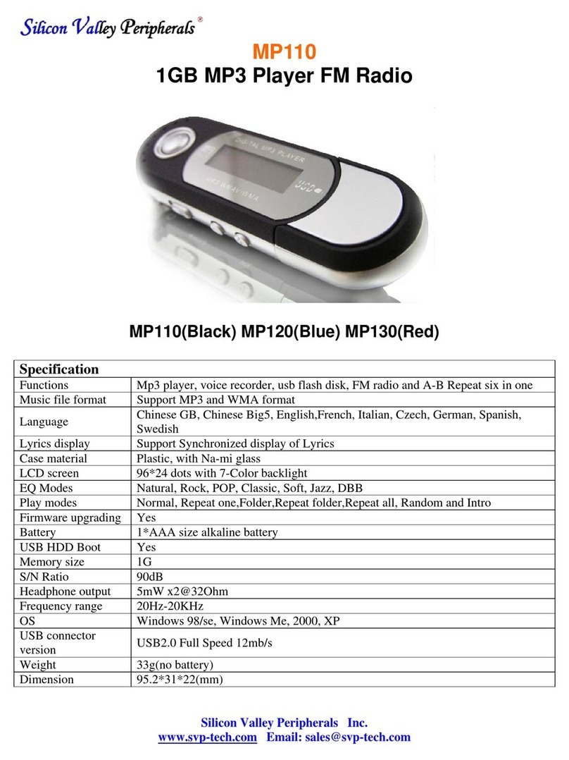 SVP MP-110 Specifications