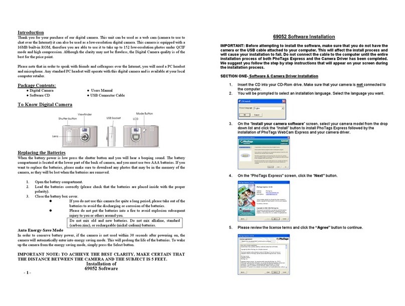 Sakar iConcepts 69052 User manual
