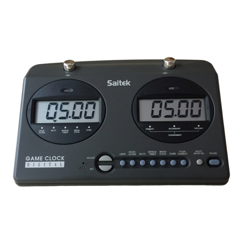 Saitek Game Clock reference guide