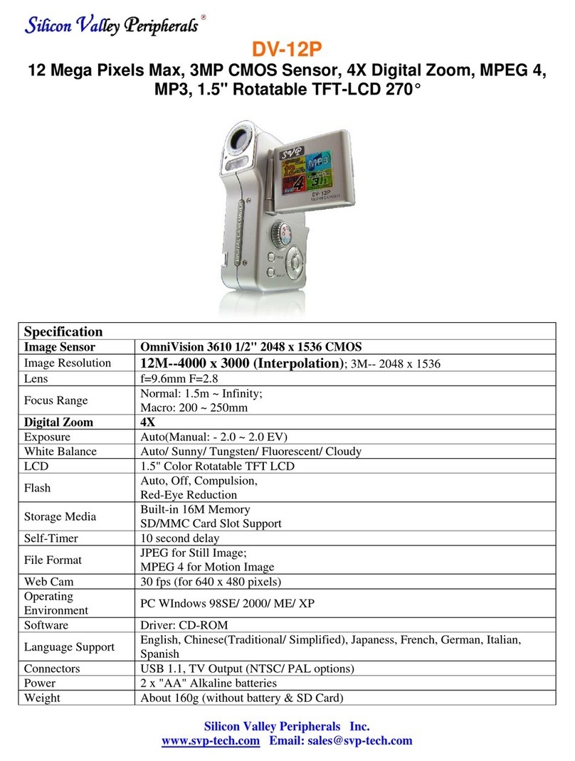 SVP DV-12P User manual