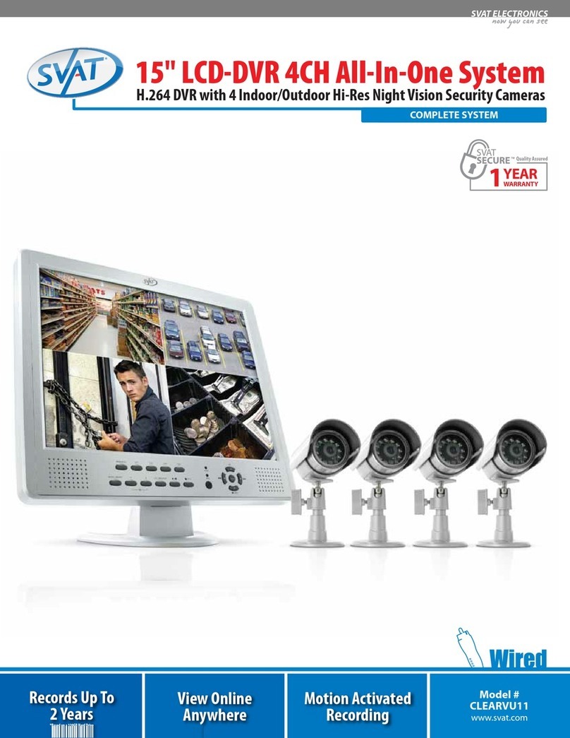 SVAT CLEARVU11 User manual