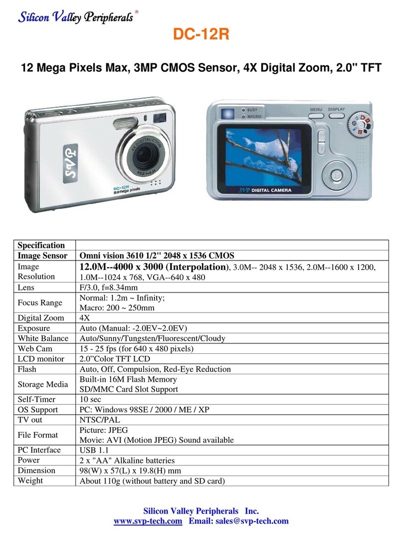 SVP DC-12R User manual