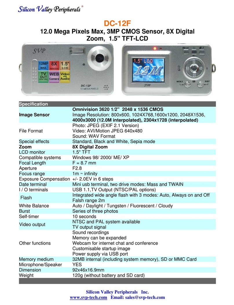SVP DC-12F User manual