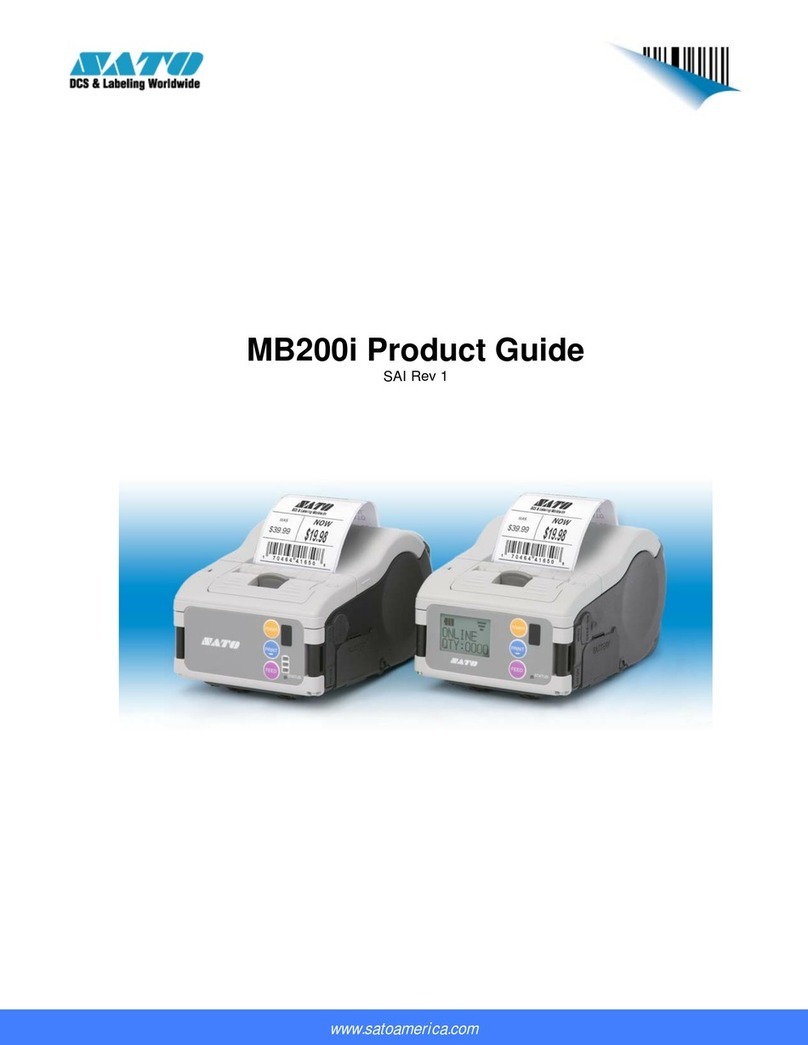 SATO MB 200i User manual