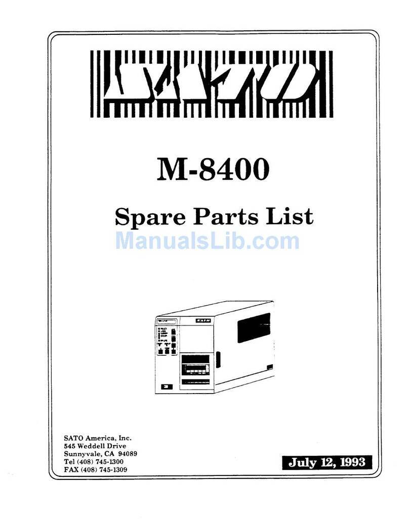 SATO M-8400 Guide